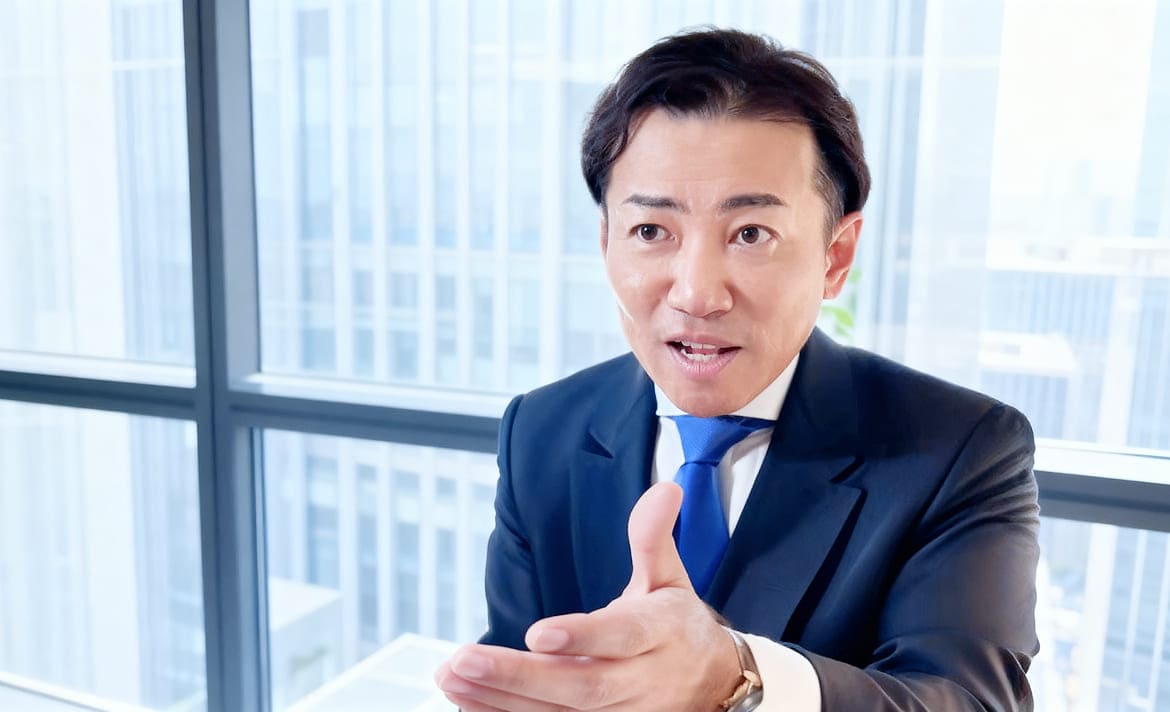 安東社長の写真