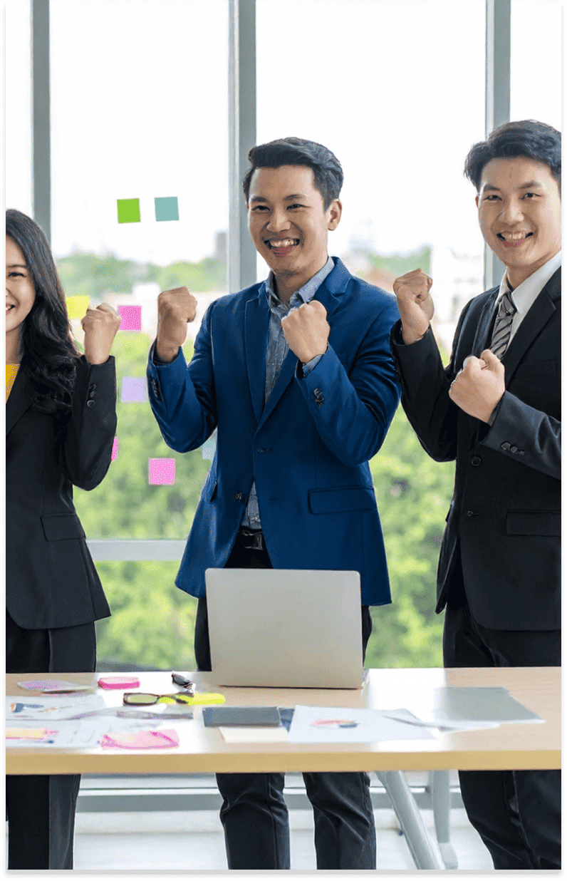 盛り上がっている様子